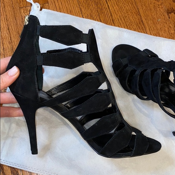 Ivanka Trump strappy, suede, never worn heels - Picture 7 of 7